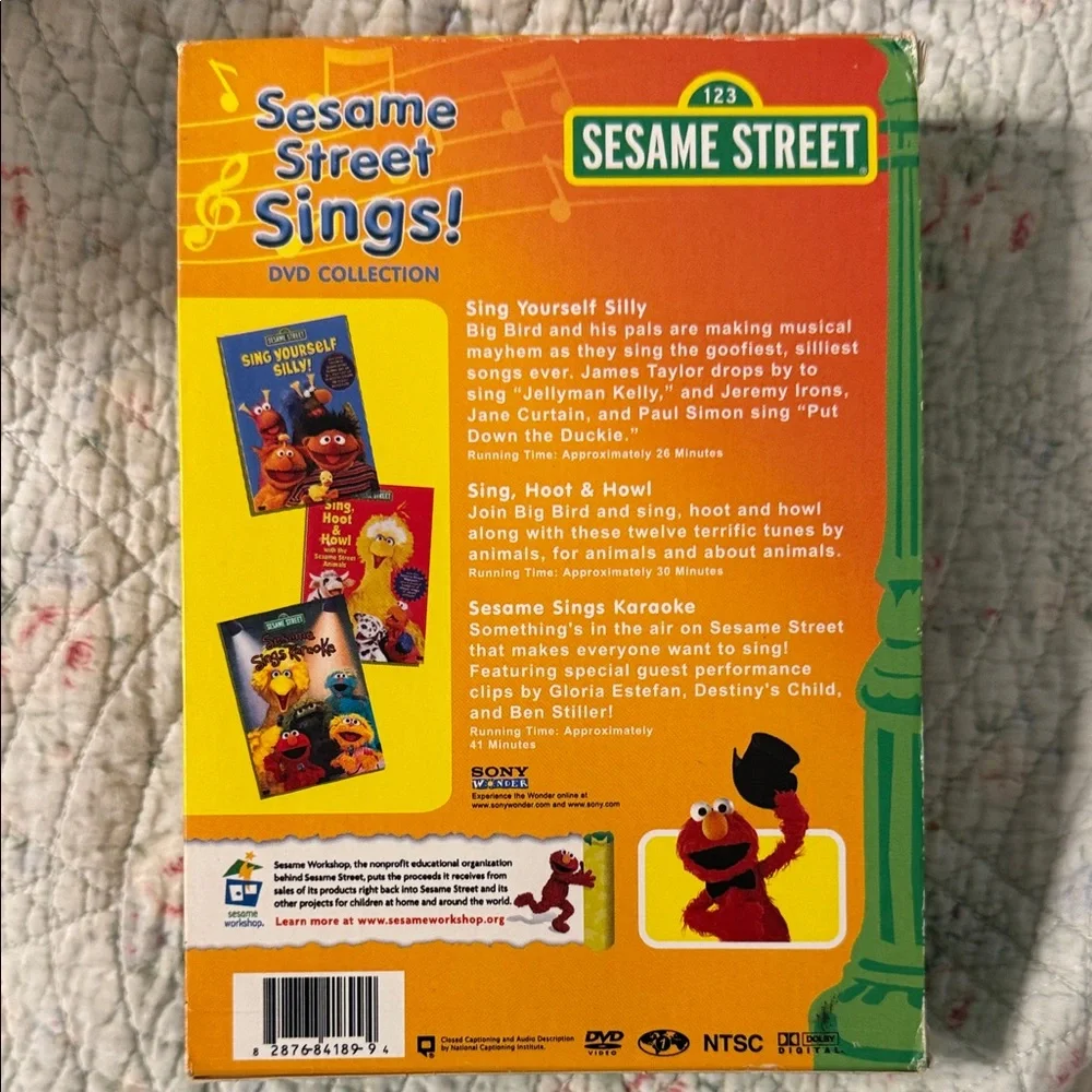 Sesame Street Sings DVD Set - Red, Yellow, Blue